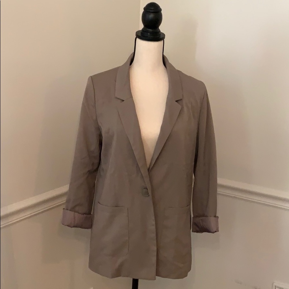 Single button lapel blazer / H&M